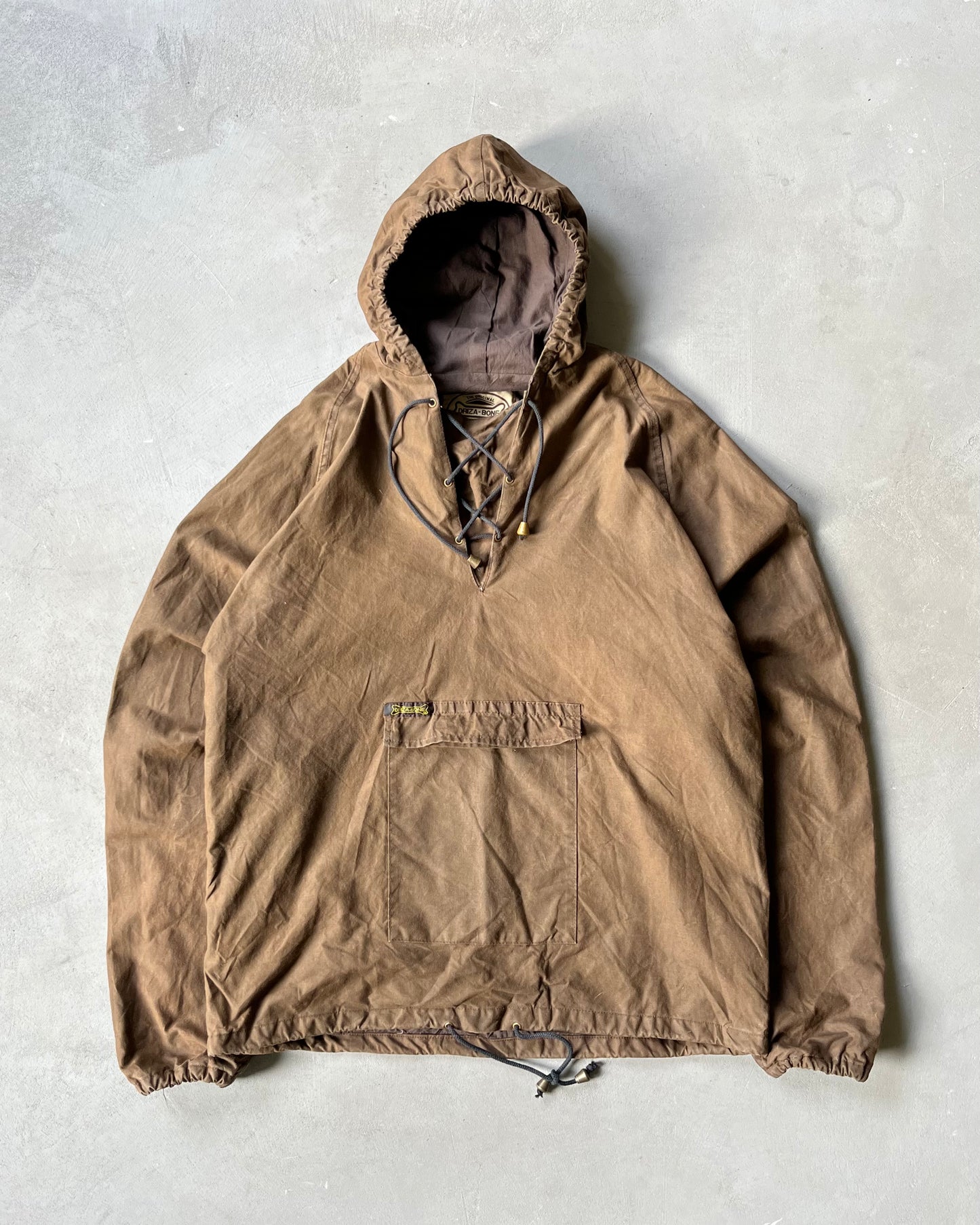 Années 90 - Parka cirée marron - XL