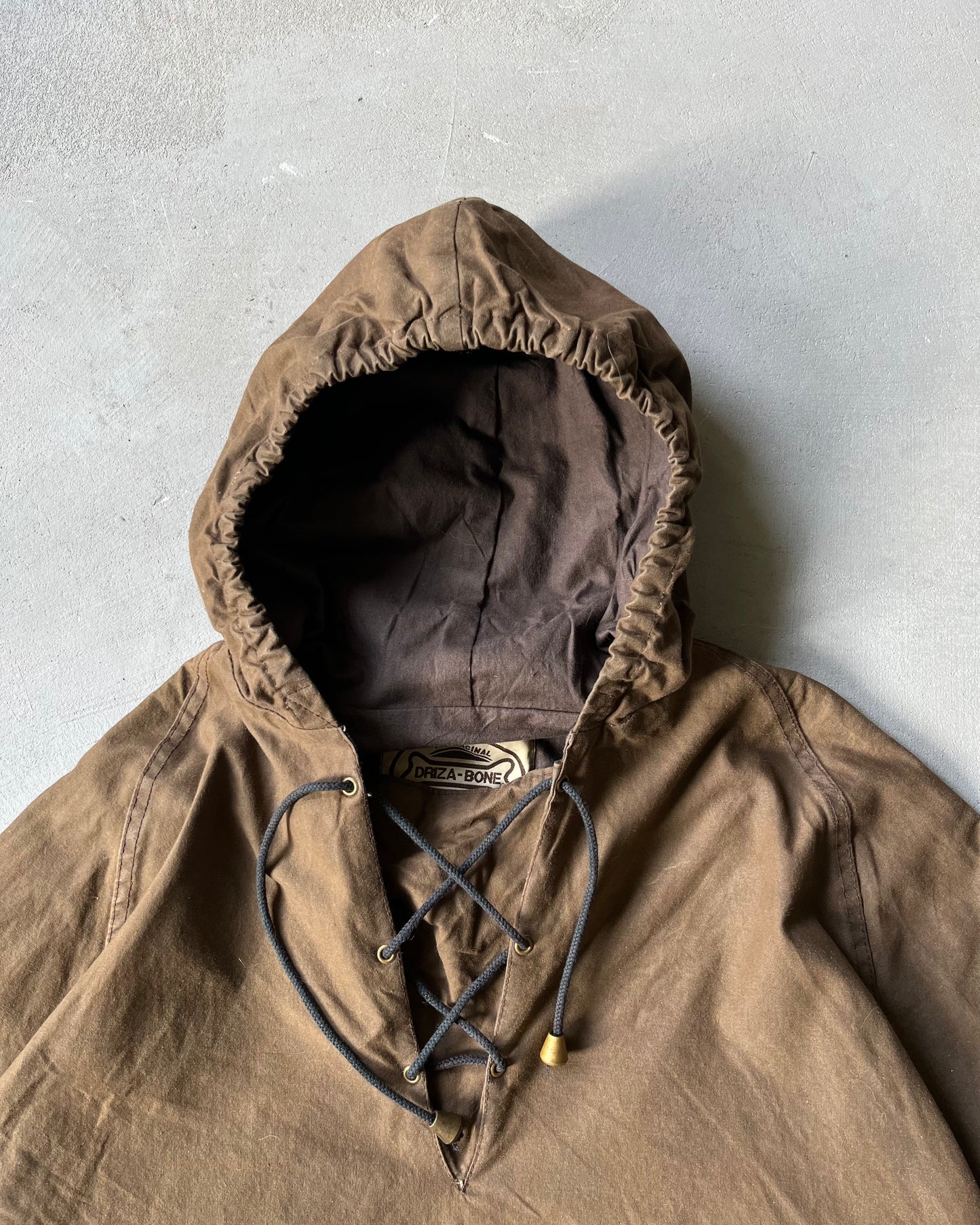 Années 90 - Parka cirée marron - XL