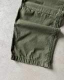 1990s - Green Ripstop Military Cargo Pants - 38x30