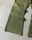 1970s - Green Bootcut Jeans - 30x28