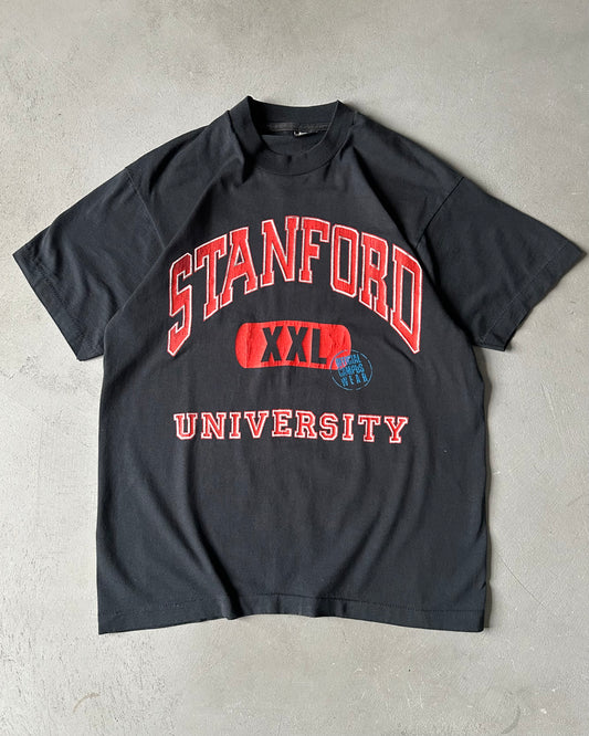 1990s - Black Stanford T-Shirt - M