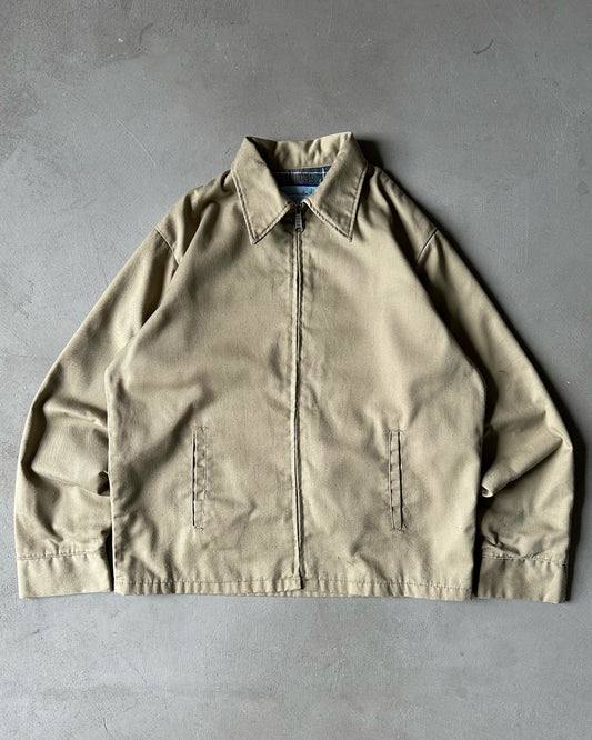 1980s - Beige Work Jacket - L