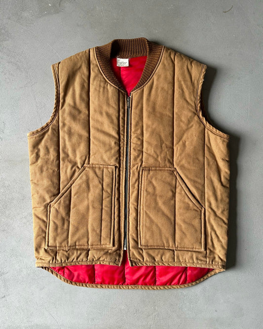 1980s - Duck Canvas Work Vest - XL