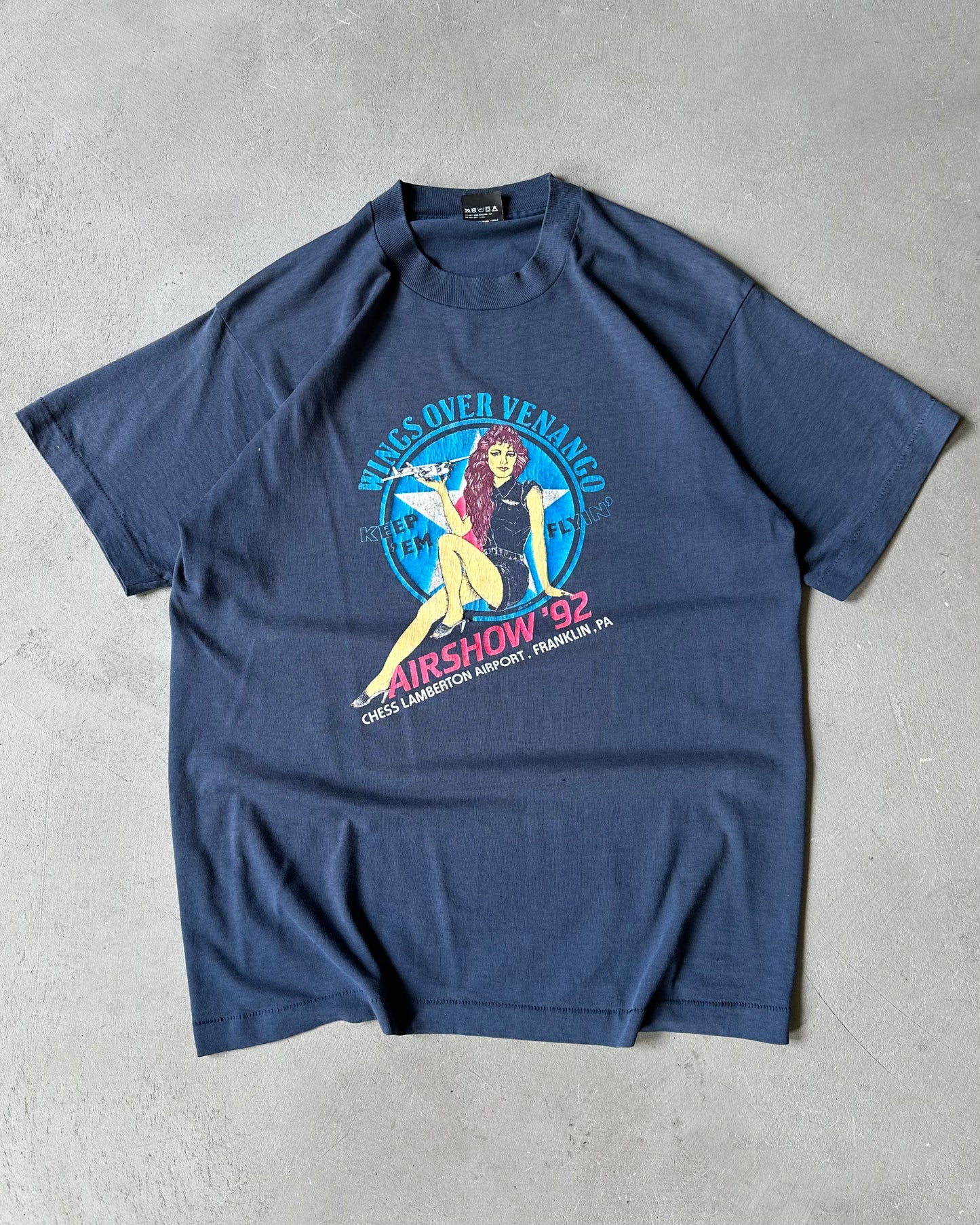 1990s - Navy Airshow T-Shirt - M