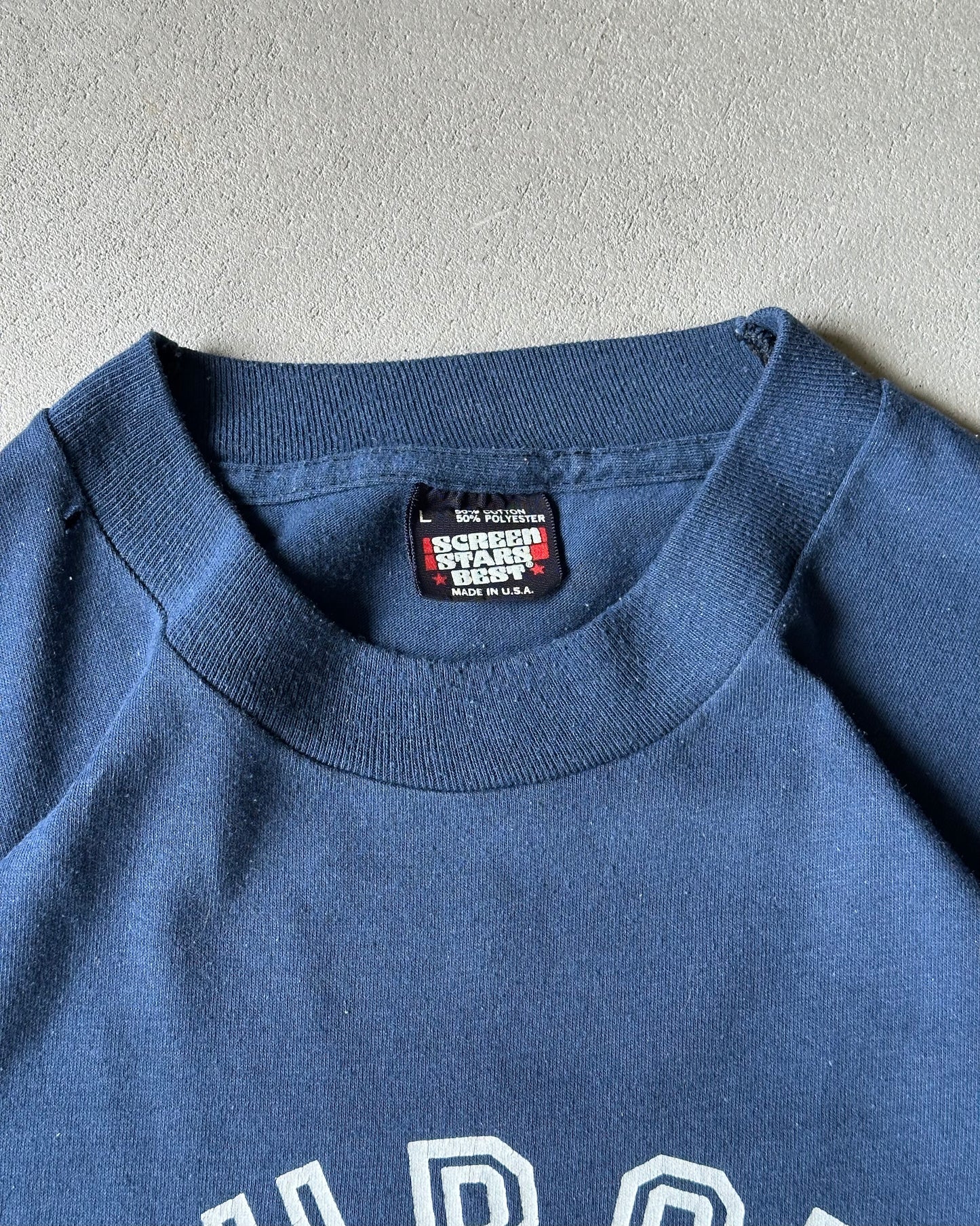 1990s - Navy Neurotic T-Shirt - M