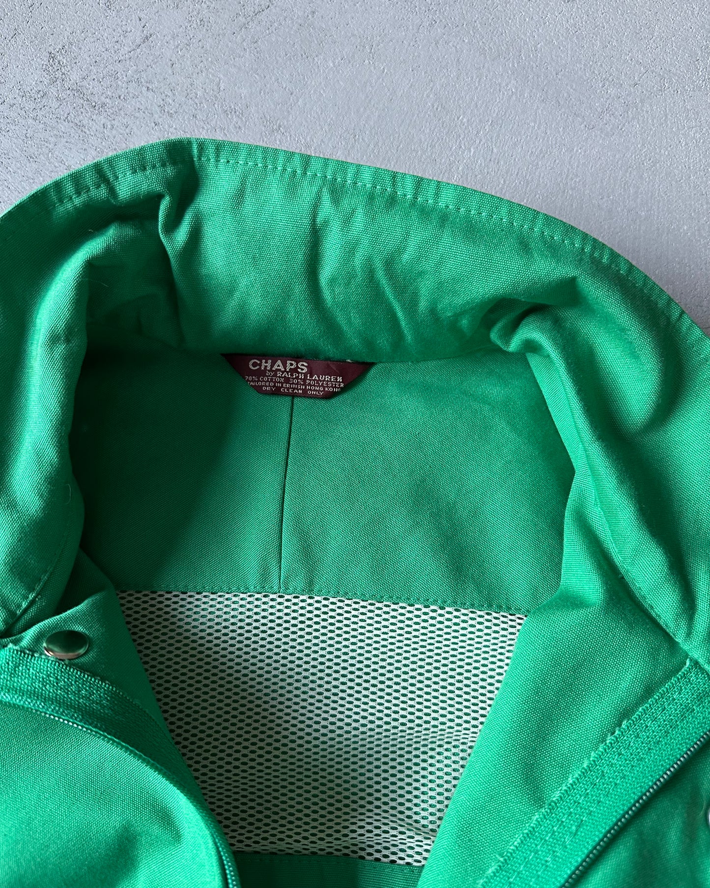 1980s - Green Chaps By RL Chore Light Coat - L
