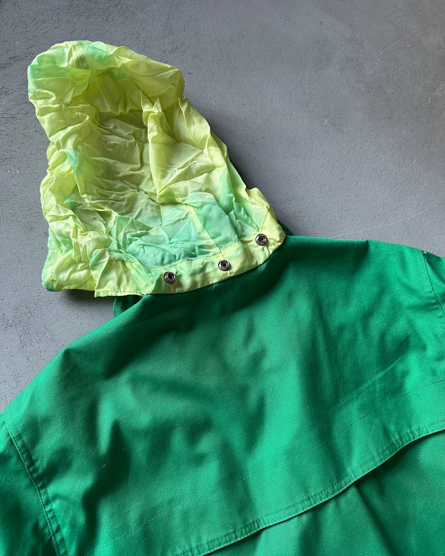 1980s - Green Chaps By RL Chore Light Coat - L