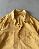 1970s - Faded Camel Loop Collar Button Up - M