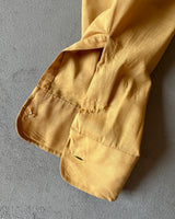 1970s - Faded Camel Loop Collar Button Up - M