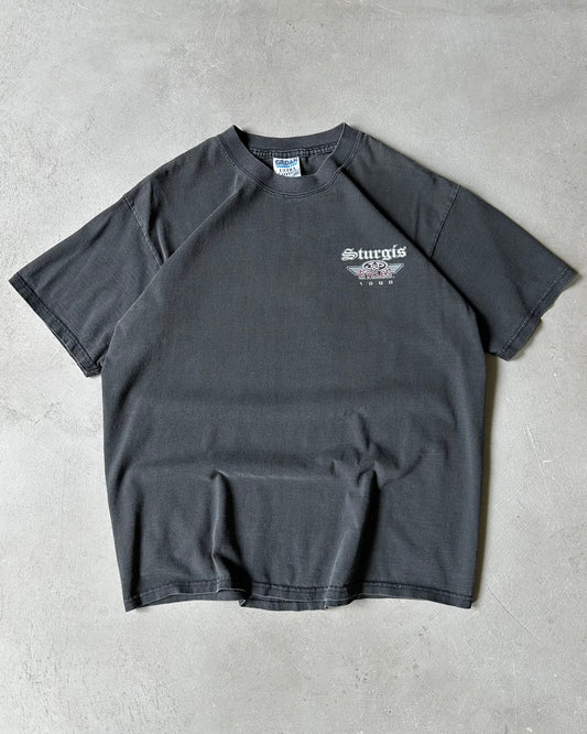 1990s - Faded Black Sturgis T-Shirt - L