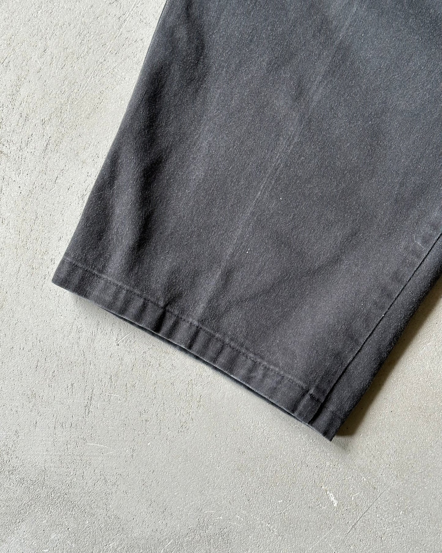 1990s - Black Polo RL Pleated Chinos - 38x28