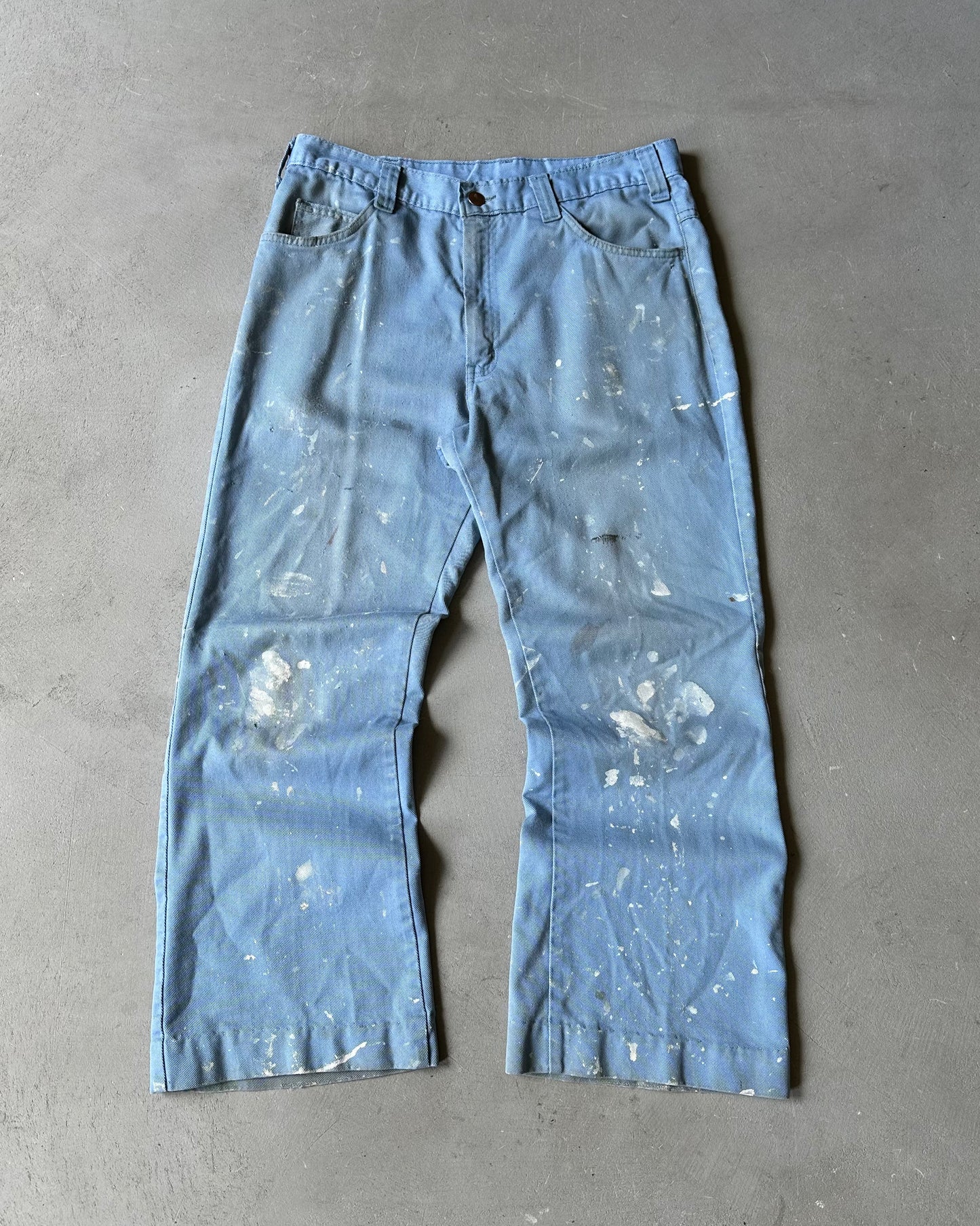 1970s - Light Blue GWG Painter Pants - 32x26