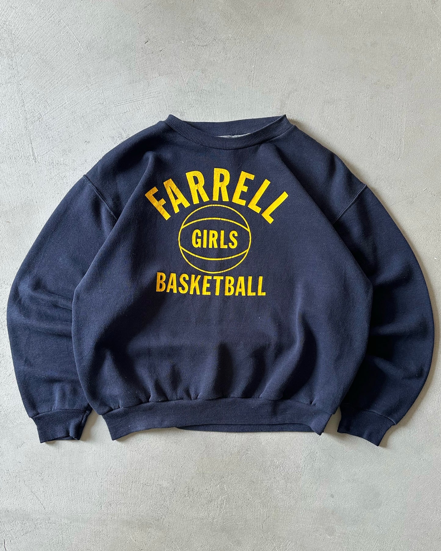 1970s - Navy "Farrell" Russell Crewneck - (W)M