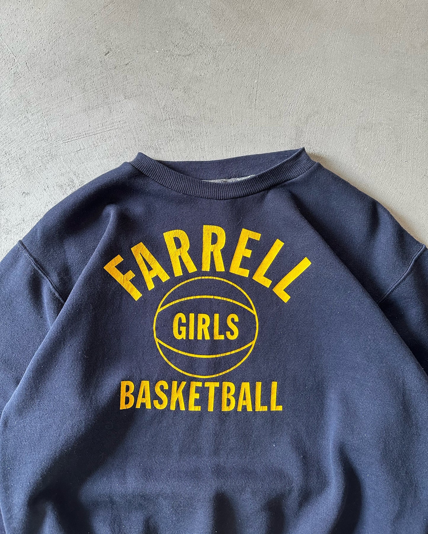 1970s - Navy "Farrell" Russell Crewneck - (W)M