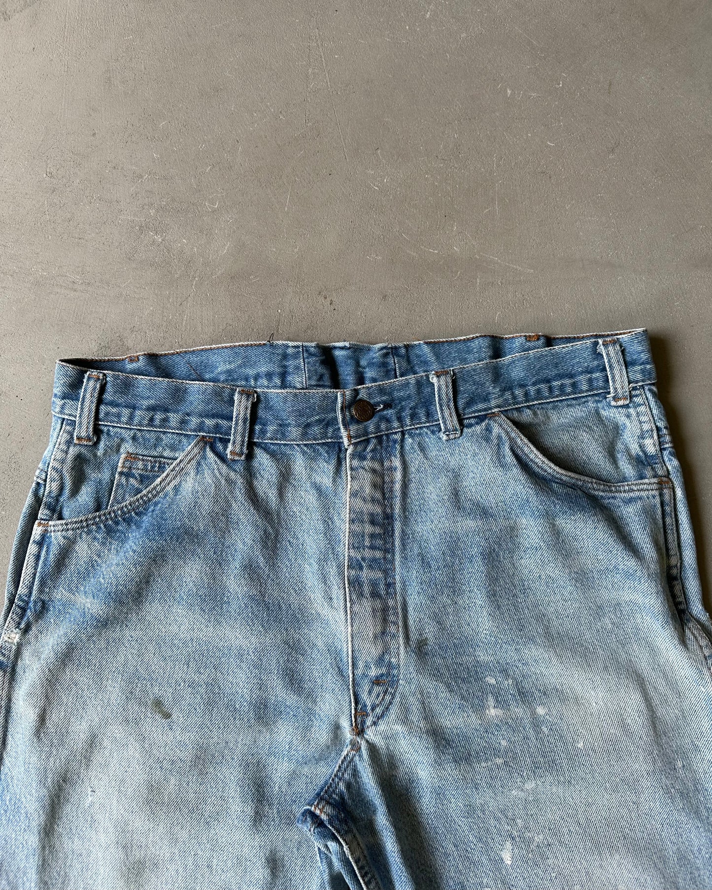 1980s - Distressed SaddleKing Jeans - 35x27