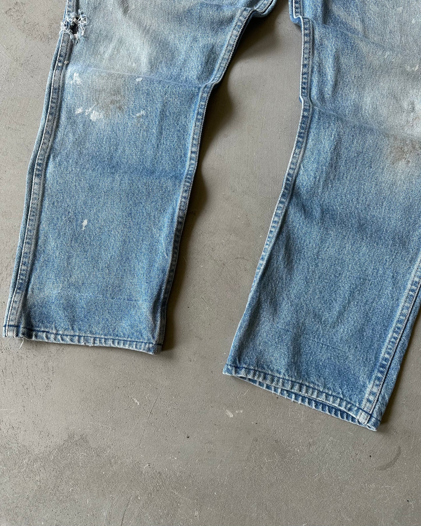 1980s - Distressed SaddleKing Jeans - 35x27