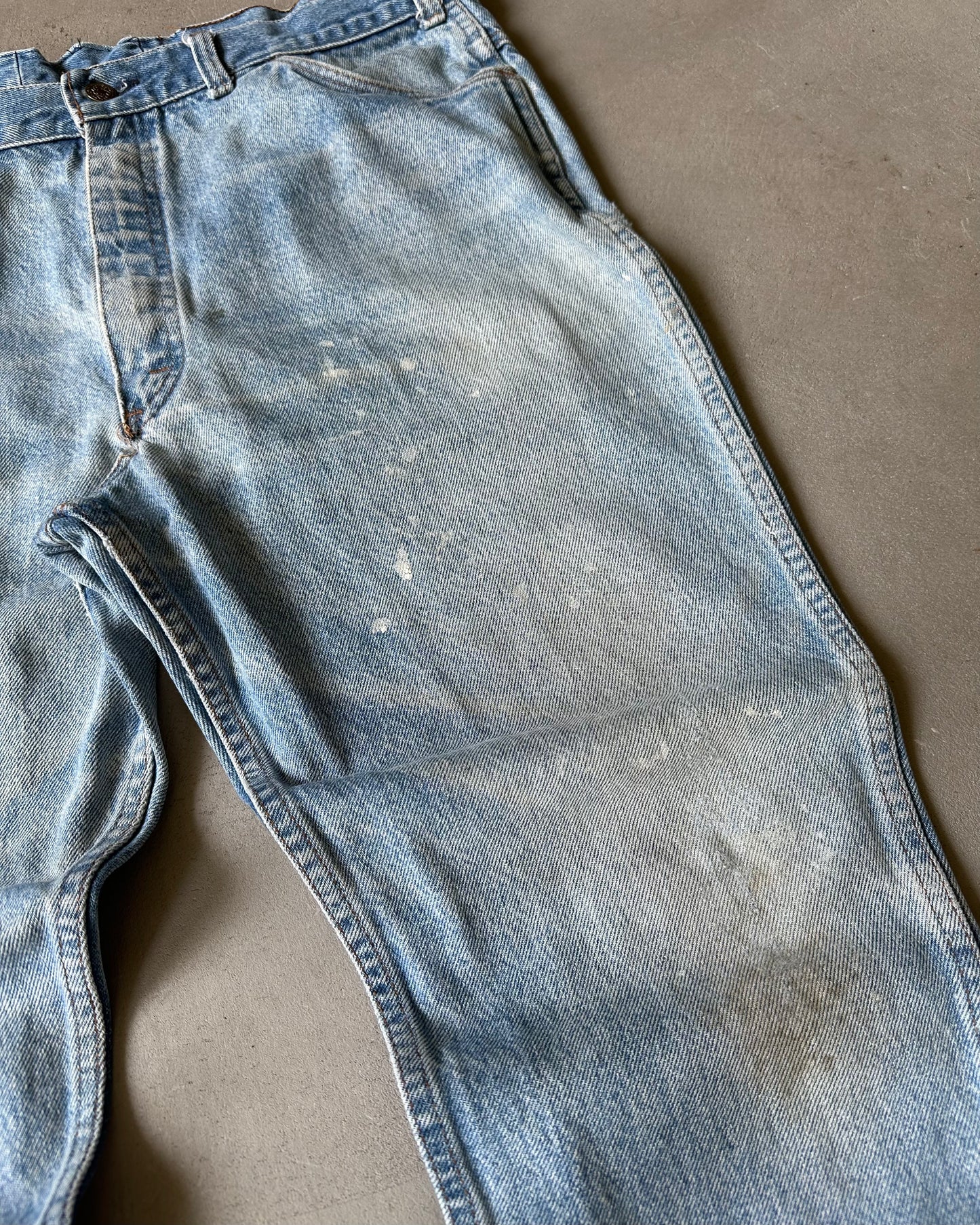 1980s - Distressed SaddleKing Jeans - 35x27