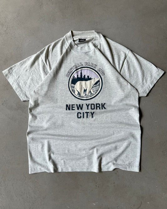 1990s - Ash Grey New York T-Shirt - M