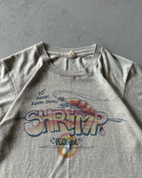 1980s - Grey "SHRIMP" T-Shirt - S