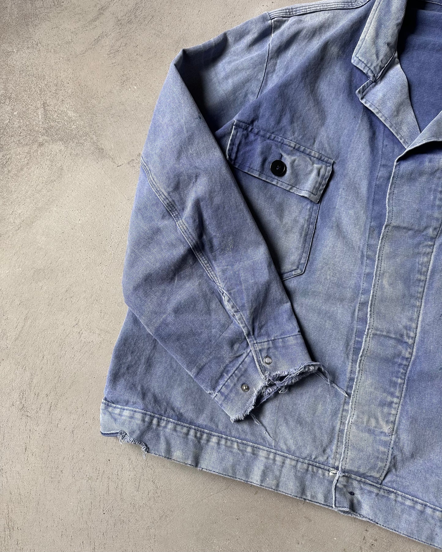 1970s - Distressed Blue German Chore - XL/XXL