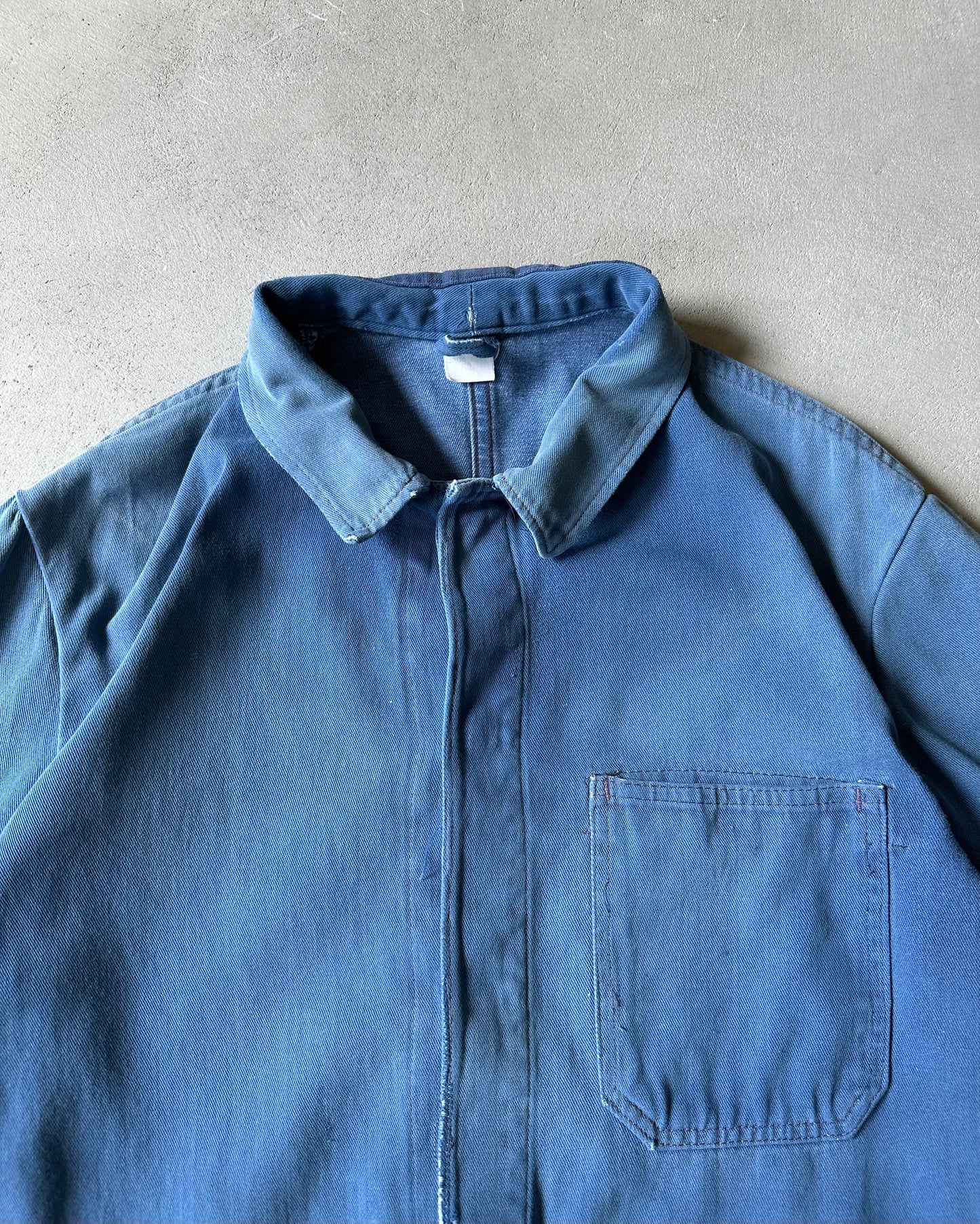 1980s - Distressed Blue Euro Chore - M/L