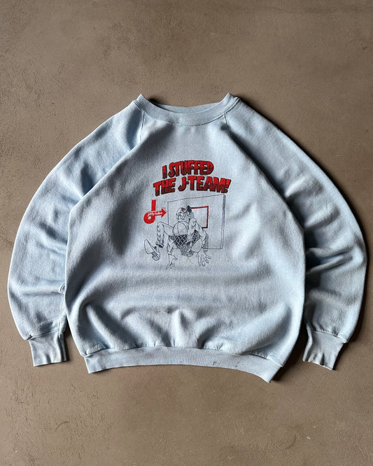 1980s - Light Blue Jiffy Lube Crewneck - L