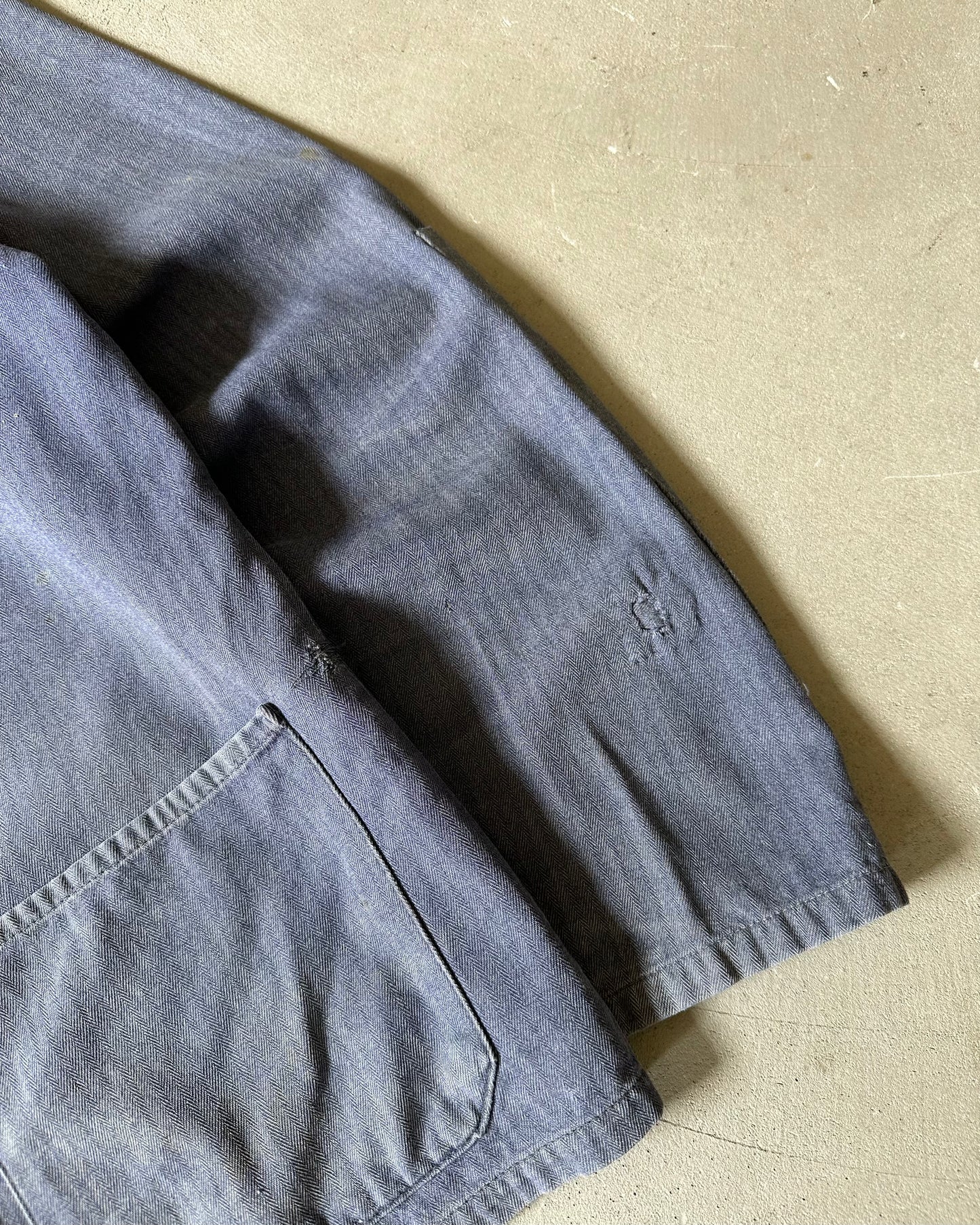 1980s - Distressed Blue Euro Chore - M