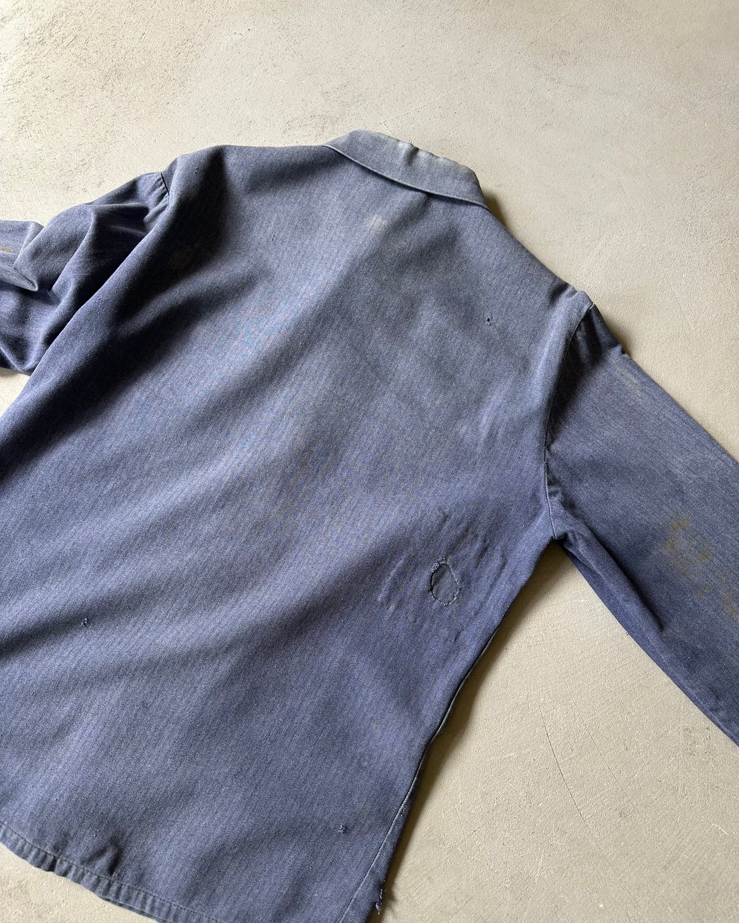 1980s - Distressed Blue Euro Chore - M