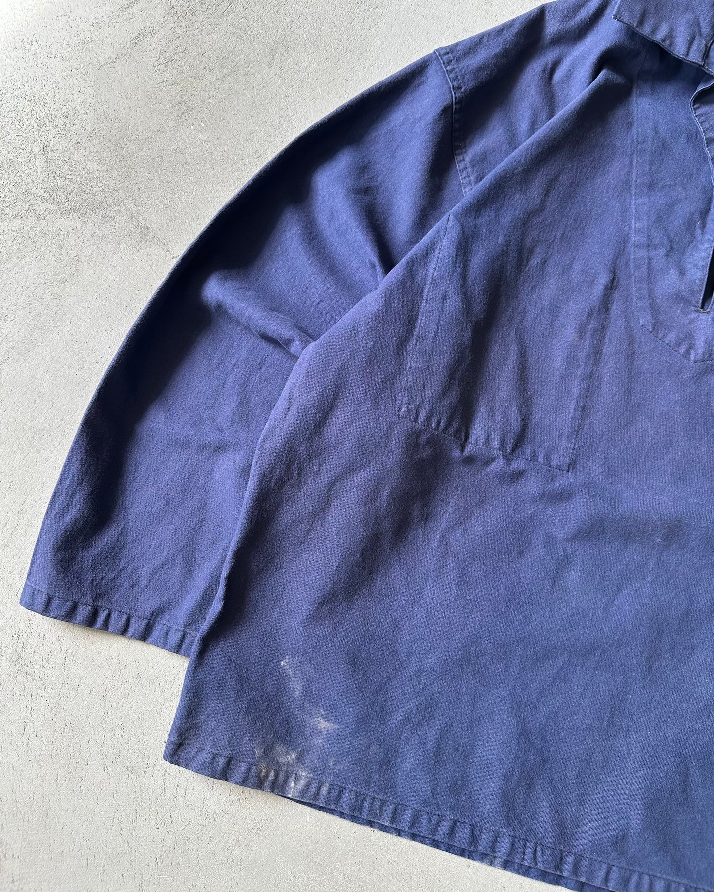1990s - Navy Le Glazik Fisherman Overshirt - XL