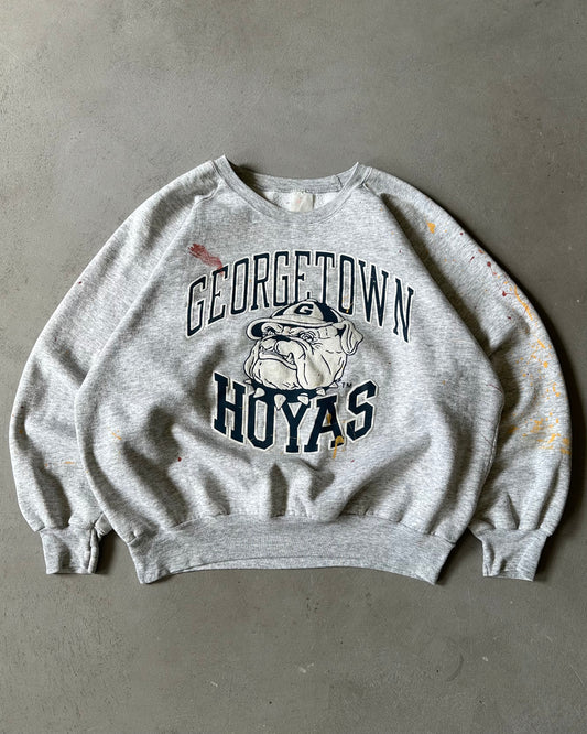 1980s - Heather Grey Painter Georgetown Raglan Crewneck - M