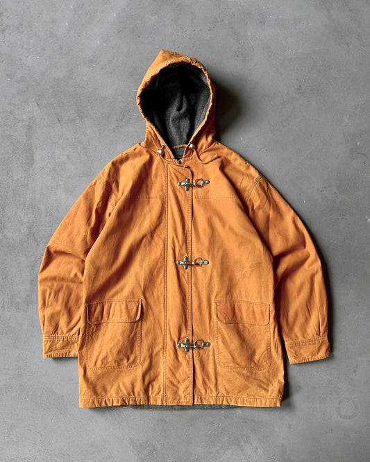 2000s - Ocher Fireman Hooded Coat - M