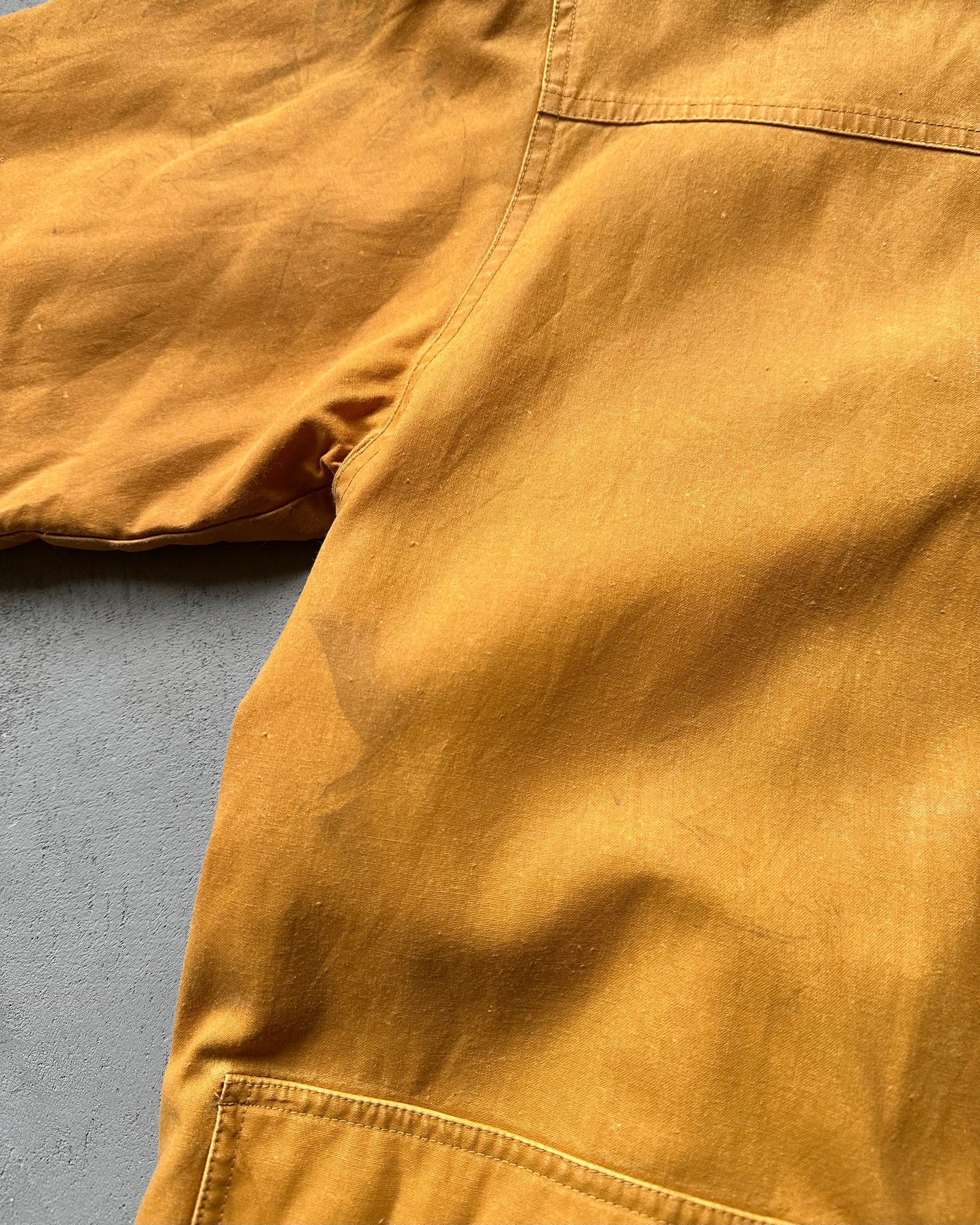2000s - Ocher Fireman Hooded Coat - M