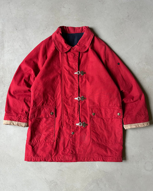 1990s - Red Fireman Coat - M