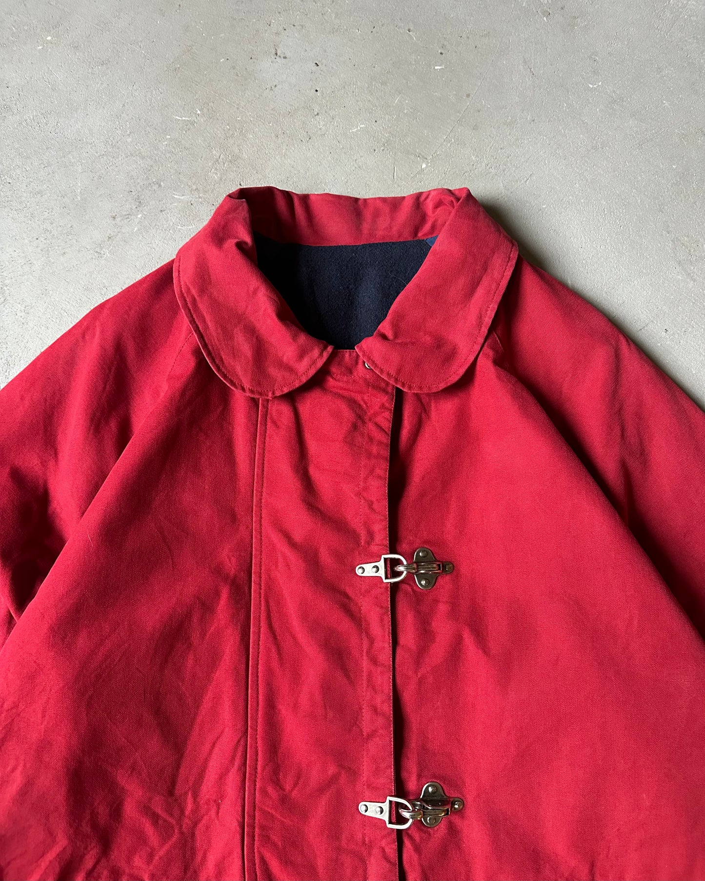 Années 90 - Manteau de pompier rouge - M