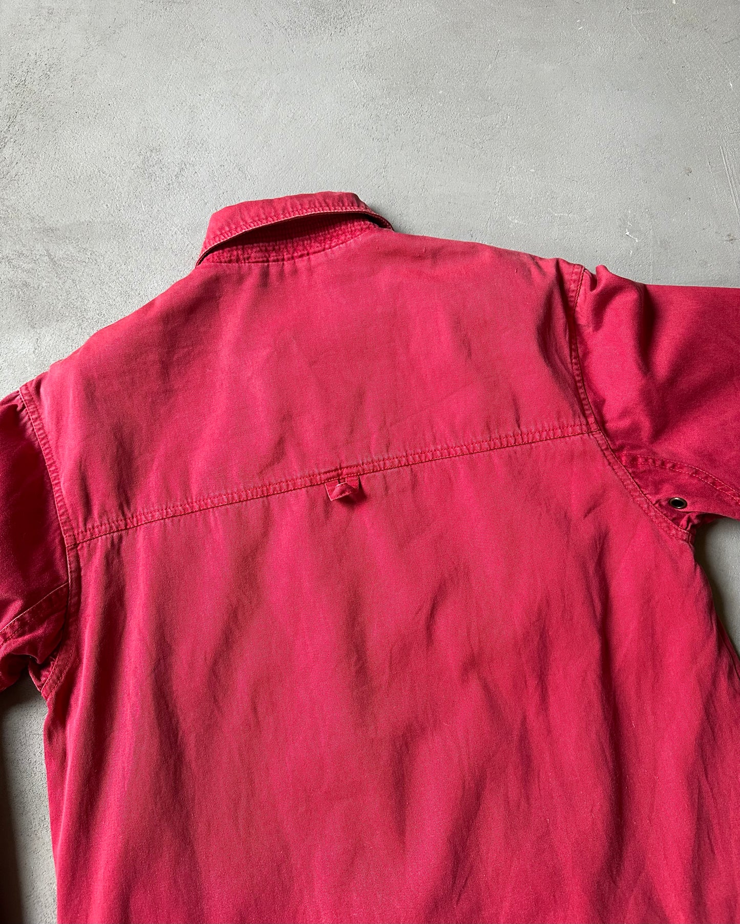2000s - Red Fireman Overcoat - S