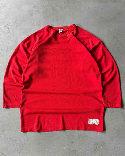 1980s - Red Russell Blank Lacrosse Jersey - XL
