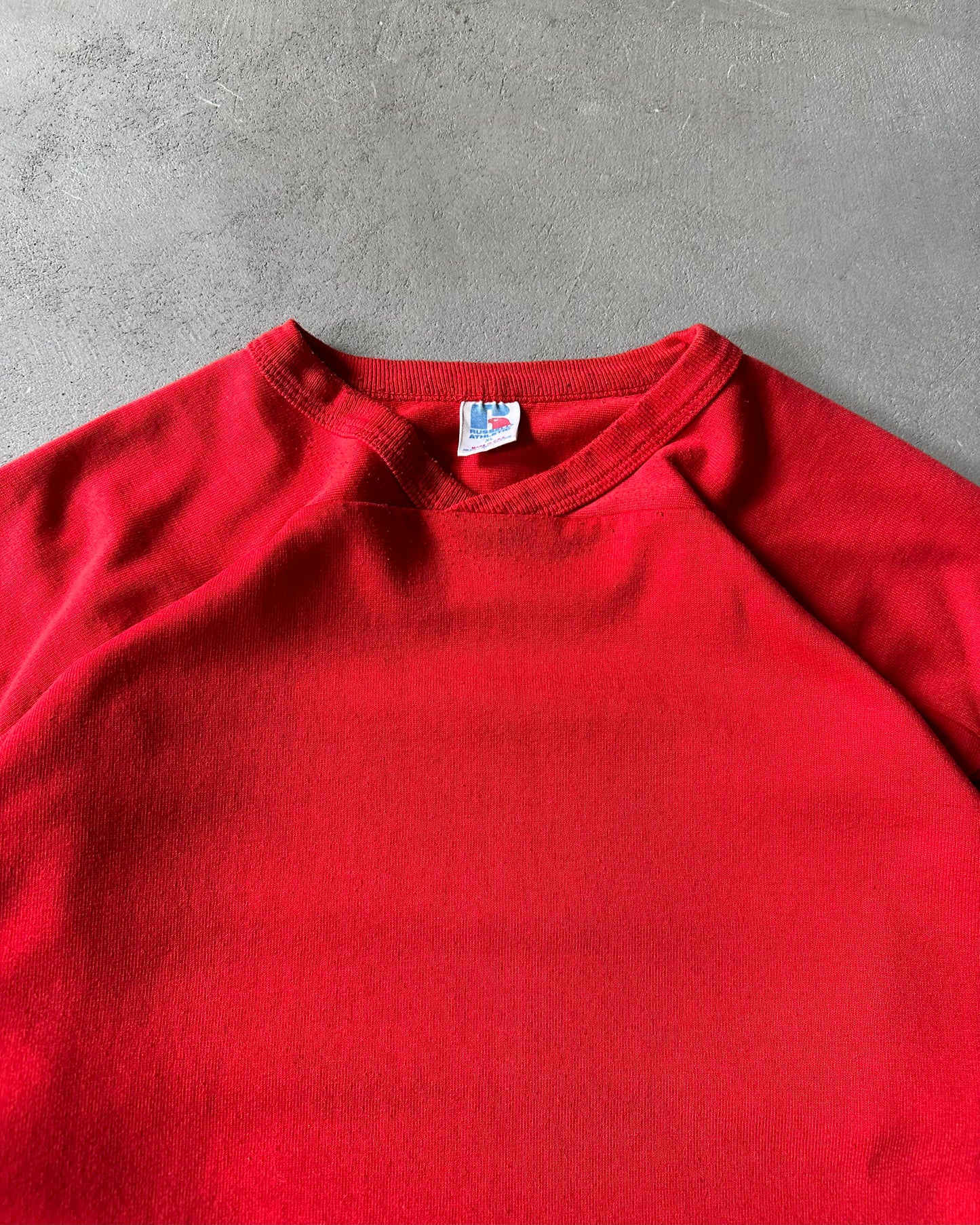 1980s - Red Russell Blank Lacrosse Jersey - XL