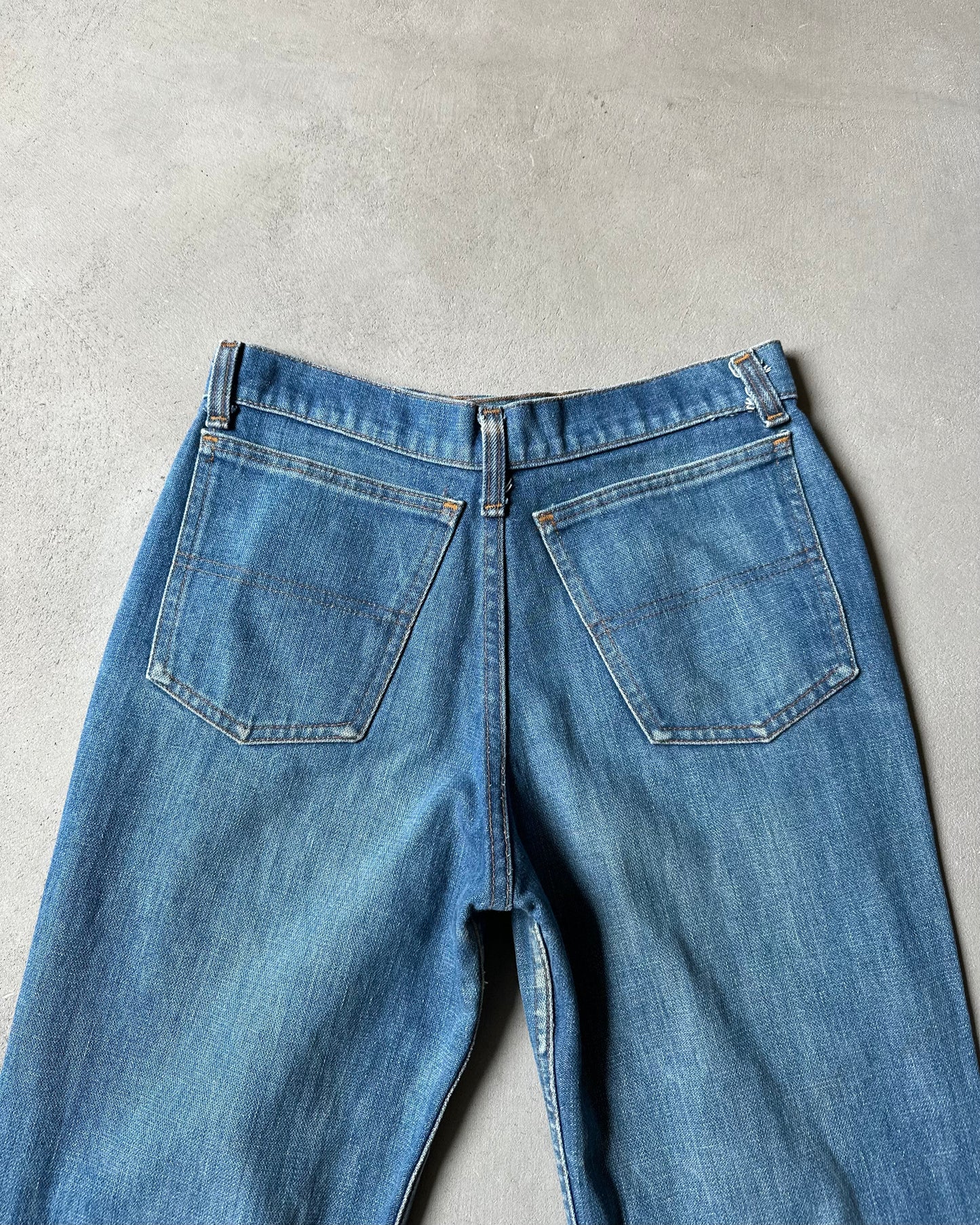 1970s - Low Rise Women's Straight Leg Jeans - 28x33