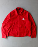 1980s - Red "Anchor" Harrington Cropped Jacket - M