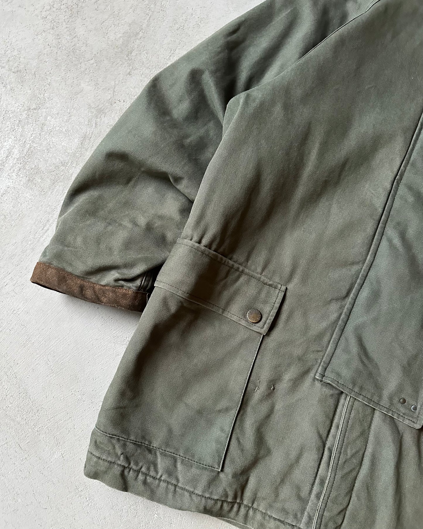 1990s - Green Fireman Coat - M