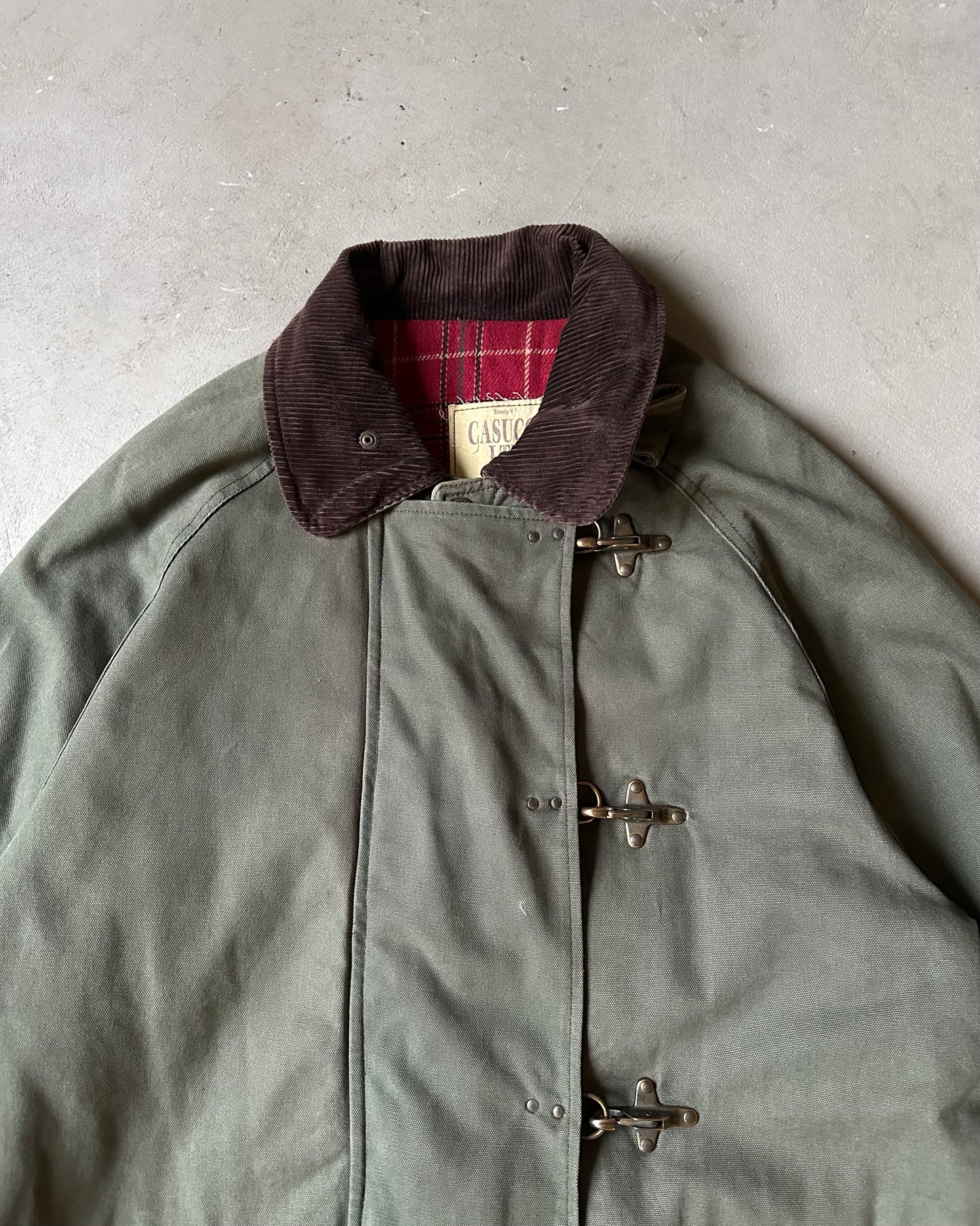 1990s - Green Fireman Coat - M