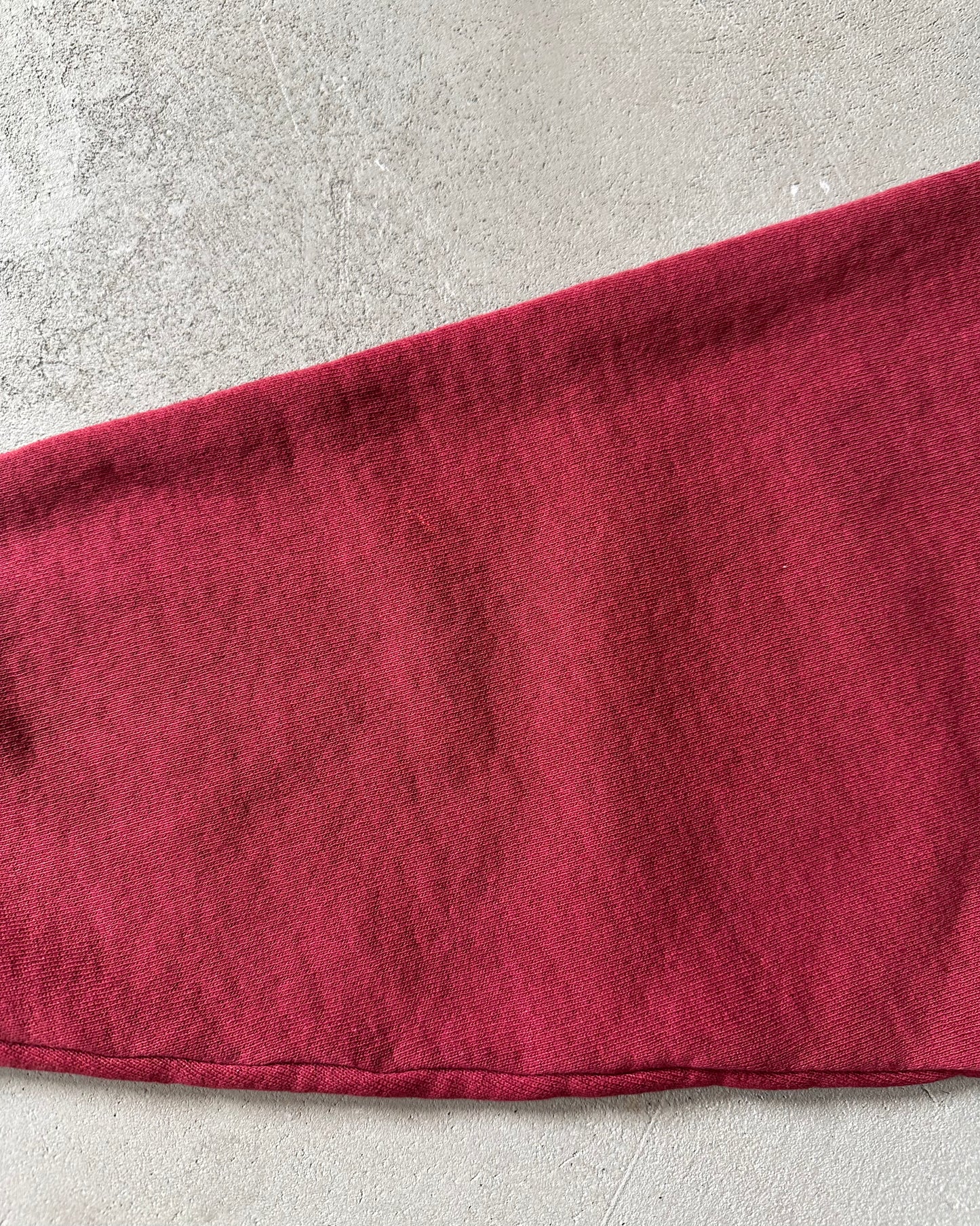 1990s - Faded Burgundy NYC Raglan Crewneck - XL