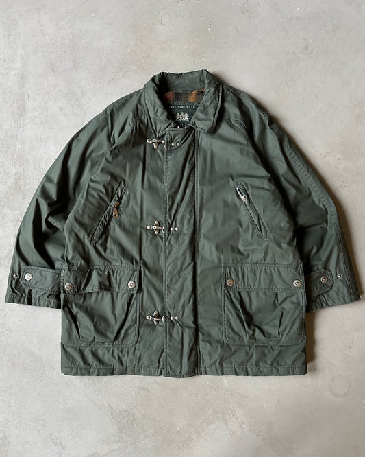1990s - Green Fireman Puffer Coat - L