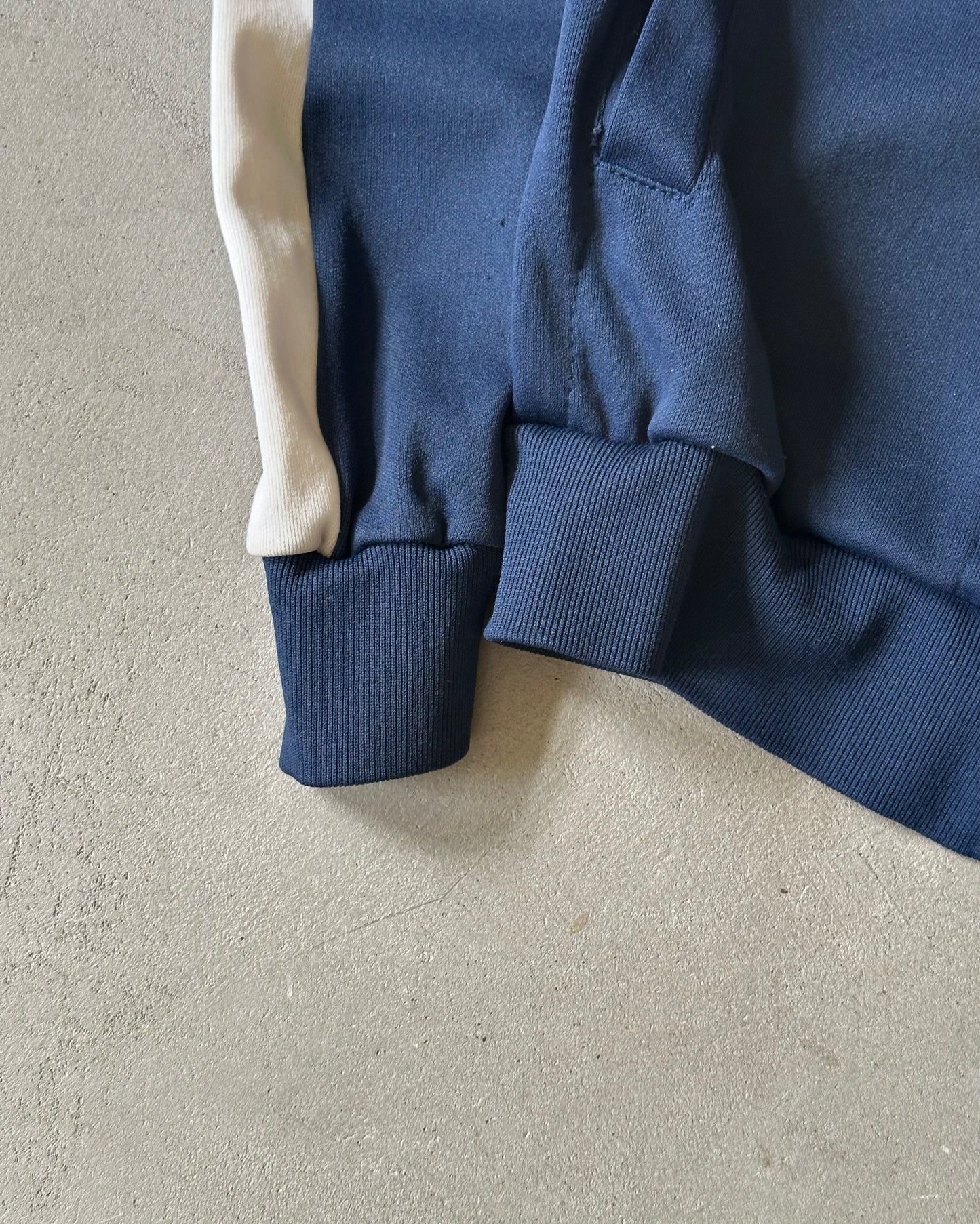 1980s - Navy/White World of Health Track Jacket - S