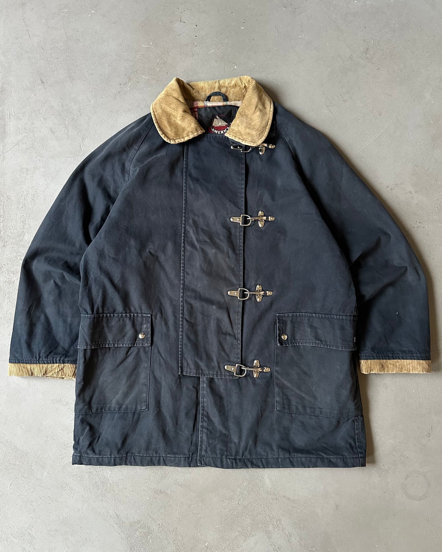 2000s - Navy Fireman Coat - L