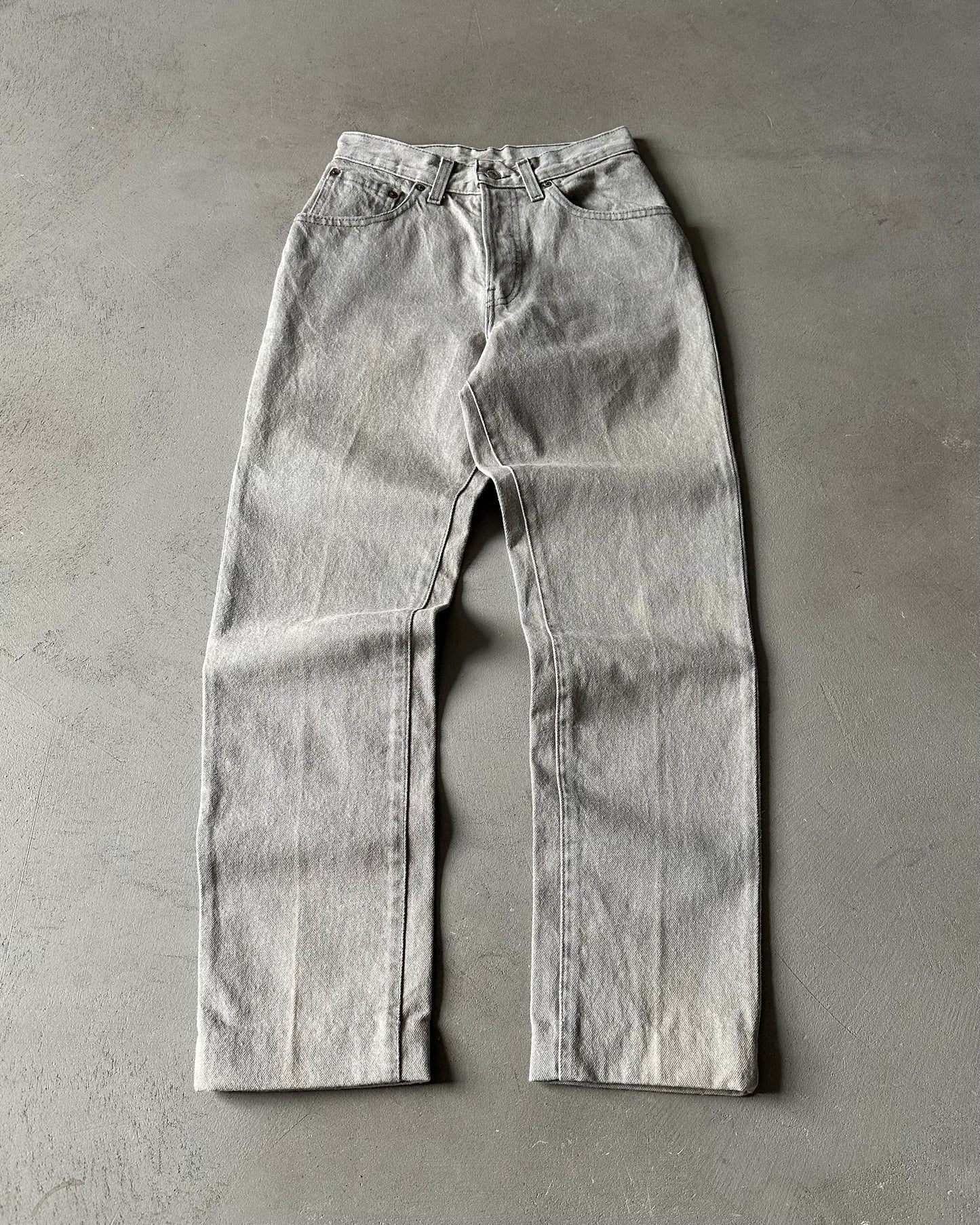 1970s - Light Grey 501 Levi's Jeans - 26x28
