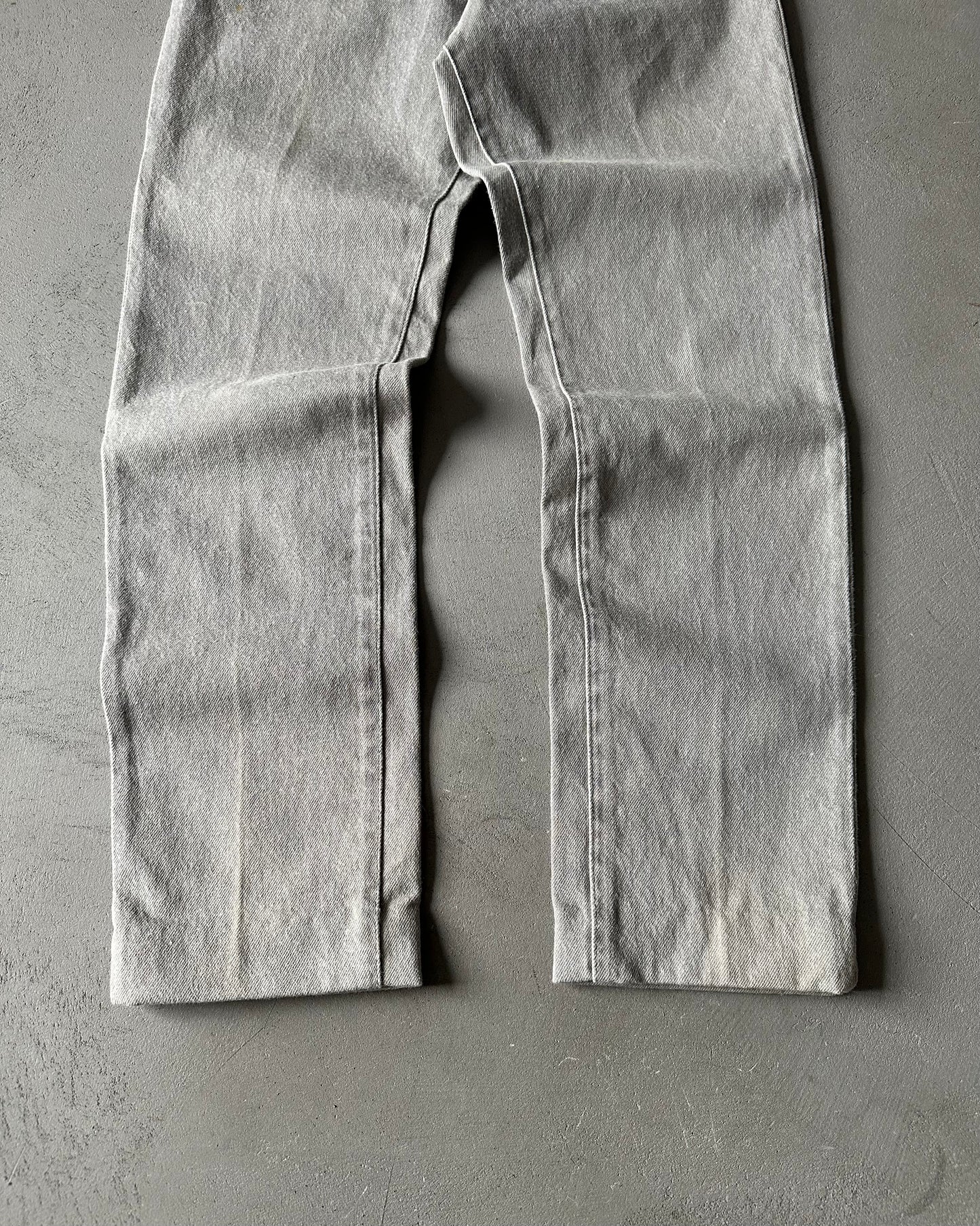 1970s - Light Grey 501 Levi's Jeans - 26x28