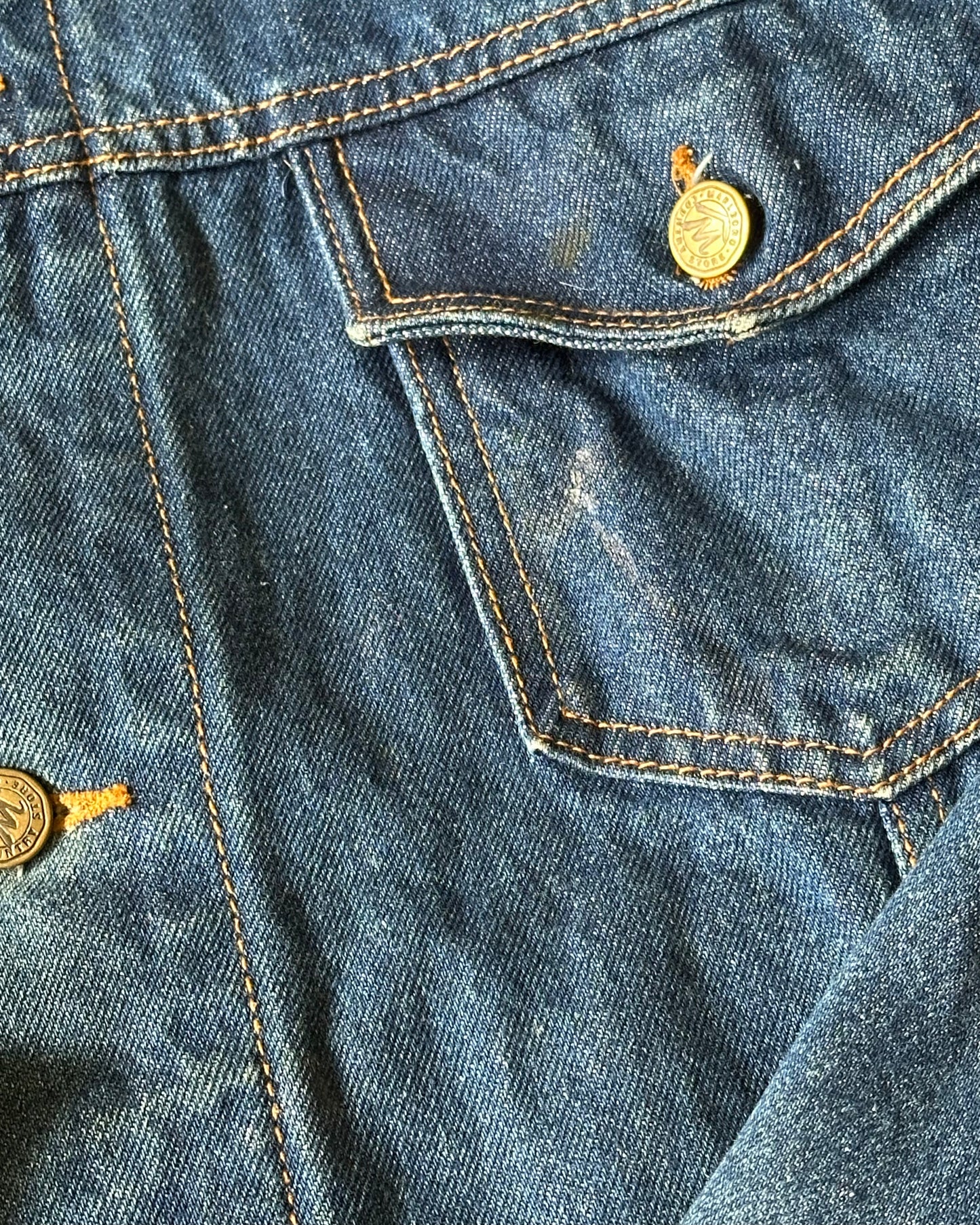 1990s - Marlboro Denim Jacket - XL