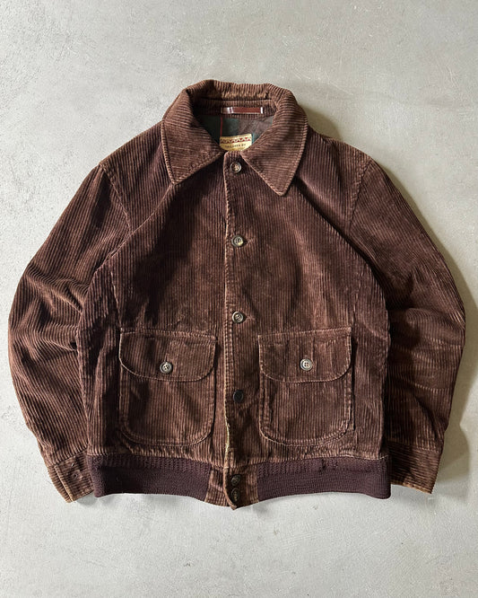 1970s - Brown Corduroy Jacket - M