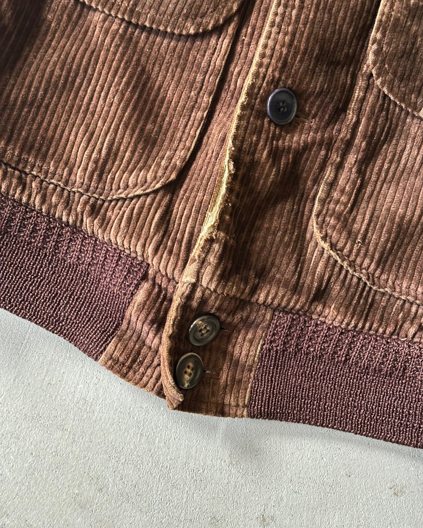 1970s - Brown Corduroy Jacket - M